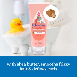 Johnson's Baby Curl Defining Tear-free Kids Leave-in Shea Butter Conditioner, 6.8 fl. oz.
