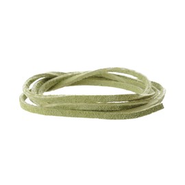 Realeather Suede Lace Spool, 1/8" x 25 yd, Kiwi