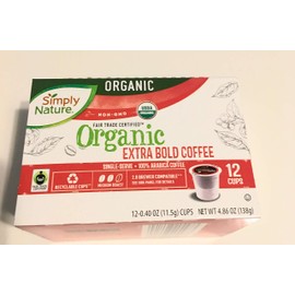 simply nature organic extra bold coffee