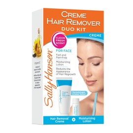 Sally Hansen Crema Removedora de Vello Facial con Brocha, 56.7 Gramos