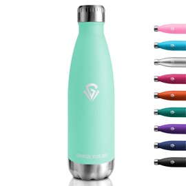 Drinking Bottle 750 ml, Insulated Flask Suitable for Carbonated Drinks, Thermos Flask, BPA-Free, Leak-Proof, Double-Walled Thermos Flask, for Fitness, Running, Office, Children, Adults, Camping