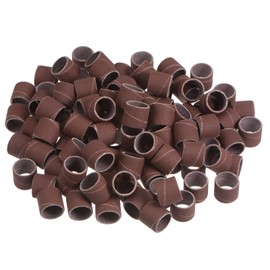 sourcing map 100pcs Sanding Drums 1/2 Inch Mini Sanding Sleeves 600 Grit Sanding Bands for Drum Sander Rotary Tools