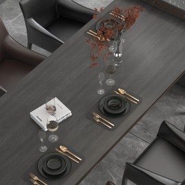 tiltil Peel and Stick Wallpaper Black Wood Contact Paper for Countertops 15.3"x197" Self Adhesive Wallpaper Removable Decorative Contact Paper for Cabinets and Drawers Bathroom Wallpapers Vinyl Roll