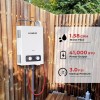 Camplux Tankless Gas Water Heater Portable Instant Shower System Outdoor