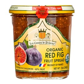 Fig Jam Spread USDA Organic Preserve – 12 oz / 340 g – Made in France Traditional Jam Non GMO Gluten Free
