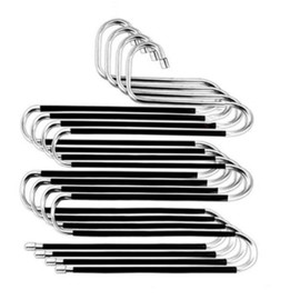 Lovgrin 4pcs Ganchos para Pantalones,Ropa, Ganchos con 5 Niveles de Acero Inoxidable,Organizadores de Ropa de Acero Inoxidable,Antideslizantes Ahorro De Espacio(Plateado)