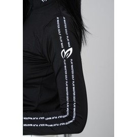 Women's golf wear heart point half-neck polar inner wear slim forearm women's golf wear / 여성 골프웨어 하트 포인트 반목폴라 이너웨어 슬림팔뚝 여자 골프복
