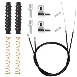 14 Pcs Brake Cable Drive Rollator Replacement Parts Brake Cable Parts for Walkers Replace Rollator Walker Parts with 45 Inch Brake Cable Universal Cable Drive Walker Parts for Most Brands