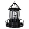 Cabilock Rotating Lighthouse Solar Light Outdoor Garden Beacon Lamp Water