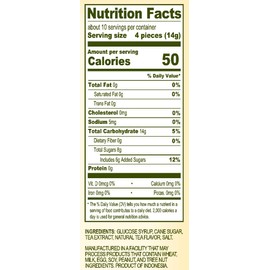 Bali's Best Classic Iced Tea Candy, 5.3 Oz (Pack of 12), Individually Wrapped Hard Candy, Made with Real Tea, with Natural Antioxidants, Halal