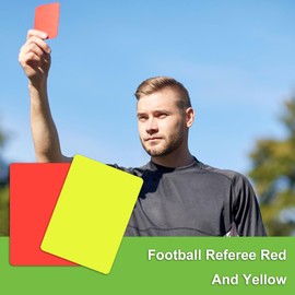 Set of Referee Cards, Football Referee Cards, Football Referee Kit, Football Referee Notebook, Referee Warning Cards, Referee Things, Accessories for Football Referees, Red and Yellow Cards