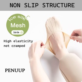 No Show Socks Womens Thin Flat Socks Mesh Breathable Low Cut Liner Socks Invisible Ondo Socks 6 Pack