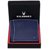 WildHorn Blue Leather Wallet for Men I Everyday Wallet