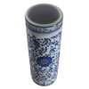 Red Lantern 24" Floral Blue & White Porcelain Umbrella Stand