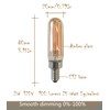 CTKcom Dimmable 2 Watt E12 Base T6 Led Candelabra Light