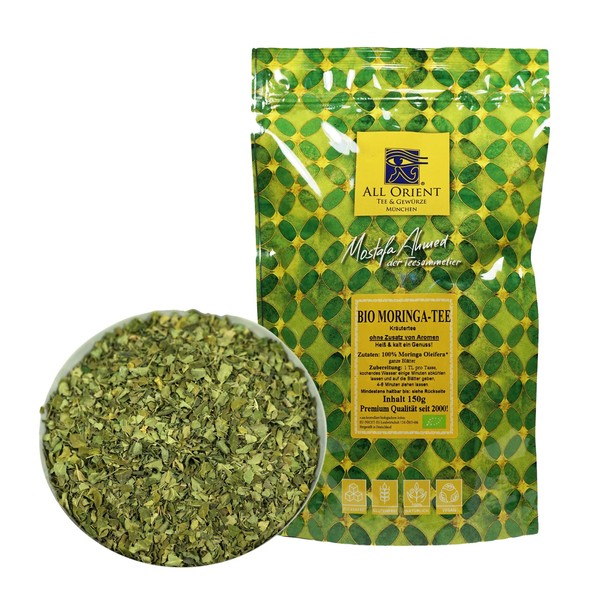 All Orient BIO Moringa-Tee | 150g | Kräutertee | loser