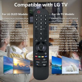 Fourmo Original Voice Remote Control - Replacement LG Remote Control for Smart TV,LG Magic Remote AN-MR22GA with Voice and Pointer Function,Compatible for 2022-2019 LG TVs Remote.