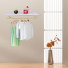 BANLICALI Clothes Rack with Top Shelf, 31.5 Inch Industrial Pipe