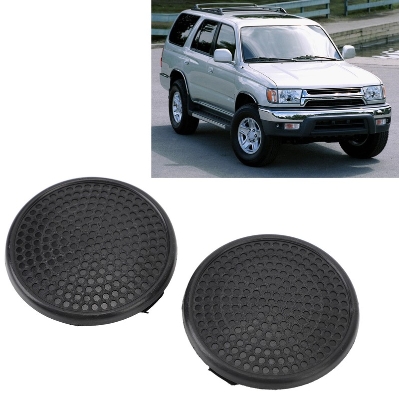 1 Pair Front Bumper Fog Light Hole Covers Left Right