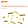 HELIFOUNER 222 Pieces M3 Male Female Hex Brass Spacers Standoffs