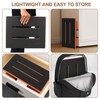 Step Stool Foldable, Wooden Step Stool with Non-Slip Rubber Stepping
