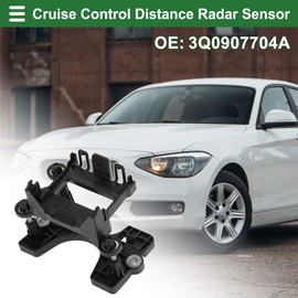 Motoforti Cruise Control Distance Radar Sensor Automotive Car Cruise Control Module Unit for Volkswagen Golf 7 Passat B8 ABS No.3Q0907704A Black