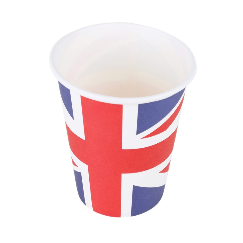 Toyland® Pack of 12 Union Jack Paper Cups - British