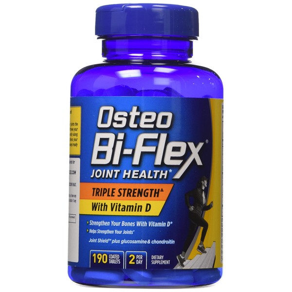 Osteo Bi-Flex Triple Strength Glucosamine Chondroitin MSM with Vitamin D - 190 Caplets