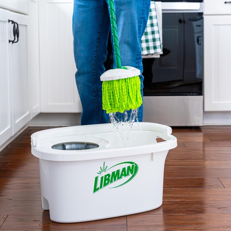 Libman Lightning Spin Mop System | Mop and Bucket with