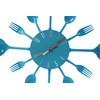Premier Housewares Blue Wall Clock Kitchen Themed Kitchen Clocks Wall