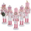 BESPORTBLE Christmas Nutcracker: 5Pcs Hanging Nutcracker Pendant Desktop Nutcracker Ornaments