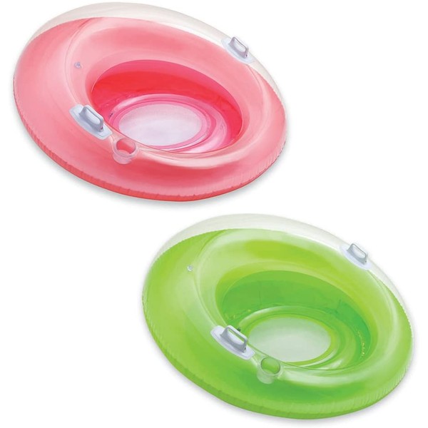 Intex Sit 'n Lounge Inflatable Pool Float, 47" Diameter, for Ages 8+, 1 Pack (Colors May Vary)