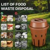 TOP XIAN Inground Worm Composter, Mini Underground Worm Farm for