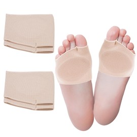 2 Pairs of Metatarsal Pads Women, Ball of Foot Cushion for Men, Foot Pads for Balls of Feet, Foot Cushions for Dancer, Footballer, Prom Accessories for Women (S)