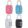 4PCS Luggage Locks, 3 Digit Combination Padlock Digit Security Padlock