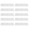 10pcs Aluminum Flat Connecting Joining Plate Flat Straight Mending Joining