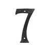 UAP House Numbers - 4 Inch Black Iron Door Numbers,