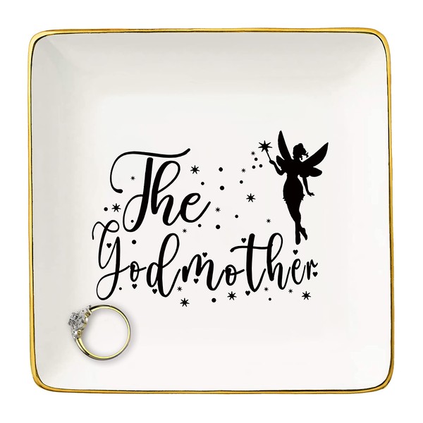 NZY Jewelry Holder For Godmother-Godmother Gifts from Godchild - Birthday