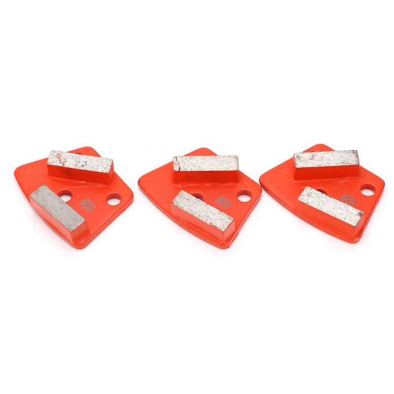 3Pcs Diamond Grinding Shoes Trapezoid Concrete Aggreesive Cutting 2 Long