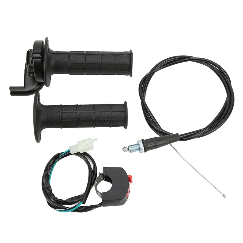 7/8in Twist Throttle Grip with Cable Kill On Off Switch