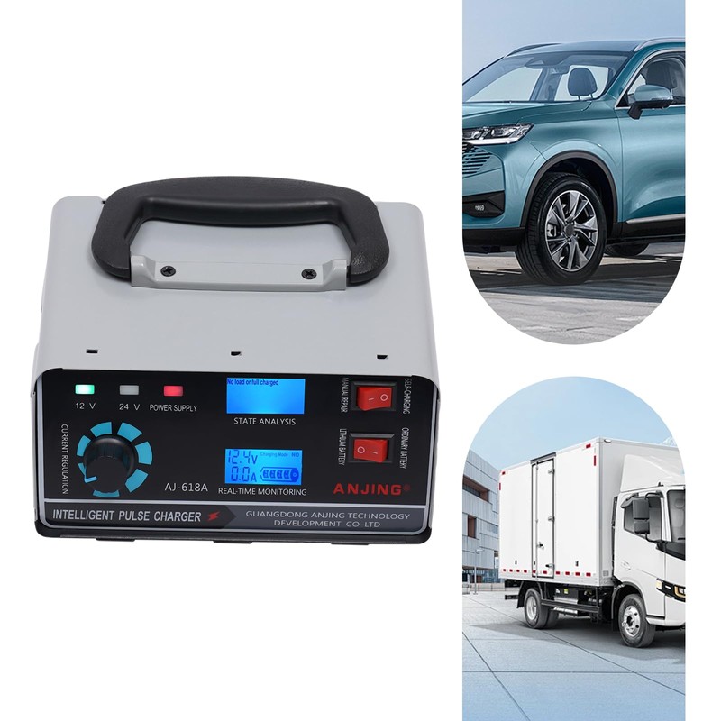 Heavy Duty Smart Car Battery Charger Automatic Pulse Repair Trickle
