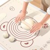 Pastry Mat Prevent Slip Odorless Thickened Silicone Dough Rolling Mat