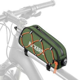 ROCKBROS Road-to-Sky Bicycle Frame Bag Top Tube Bag Waterproof 0.7L Reflective Bicycle Bag for Front Frame for MTB/Road Bike/Gravel Bike