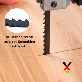 2845mm x 1/2" x 6 TPI Bandsaw Blade Premium Quality for Cutting Wood, Plastic, Acrylic, MDF Made by Xcalibur Tooling UK, Ideal for Both Softwoods and Hardwoods