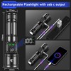 JAY-PARK Flashlights High Lumens, Rechargeable Flashlight 10000 Lumens with Magnetic,