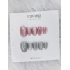 Heart Nail Tips 2p Service Transparent Glass Ball Magnet Gel