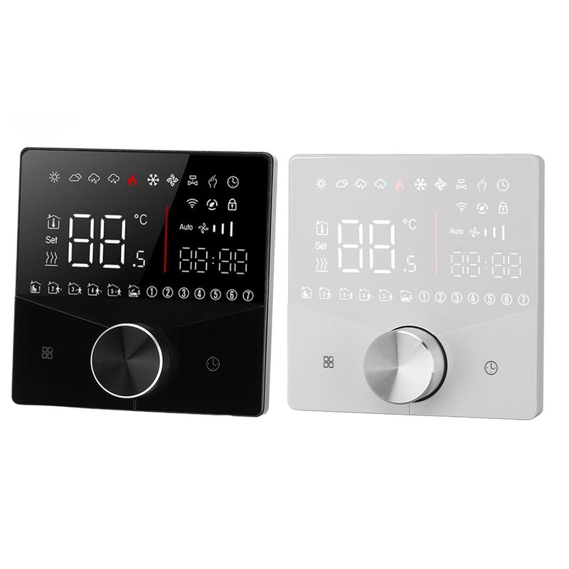 Smart Digital Thermostat LCD Color Display Precise Control Intelligent Temperature