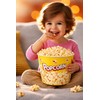 WESTCRAFT Snack Bowl - Popcorn Bowl Retro | Snack Container