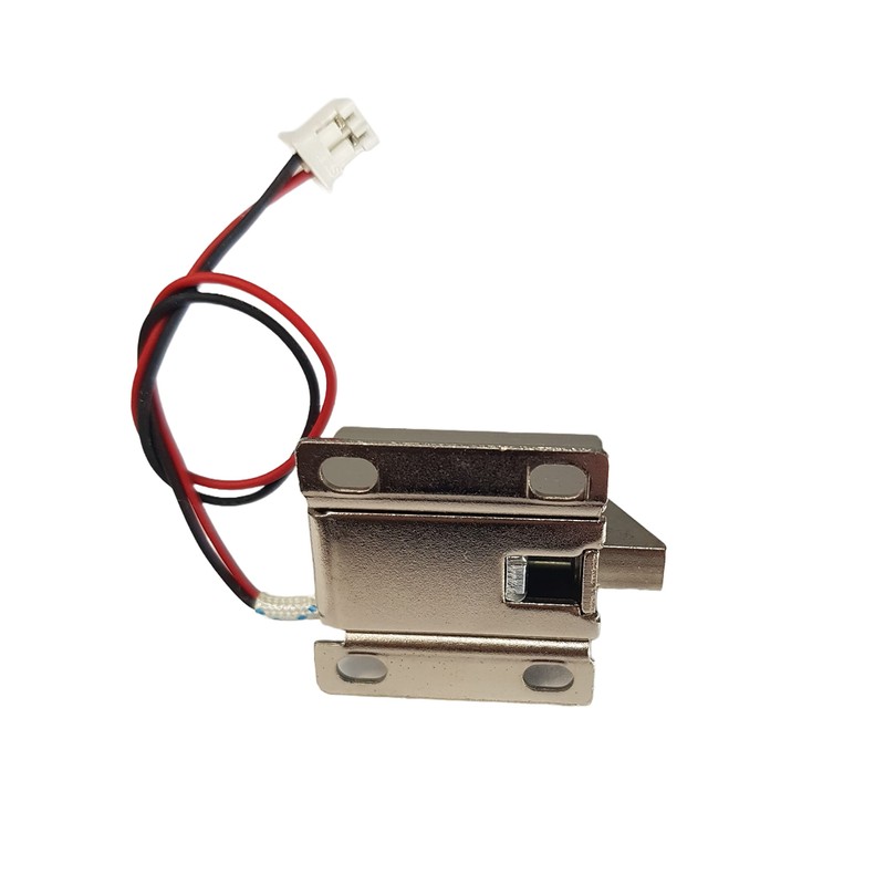 12V Solenoid Cabinet Lock 2-Pack – Fail-Unlocked Electric Drawer Lock,