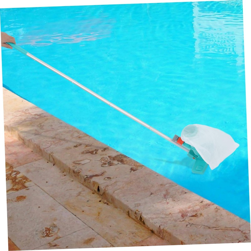 KONTONTY Versatile Pool Vacuum Long Pole Brush for Residential Commercial